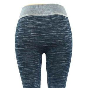 casuAthletics High Waist Silver Gray Yoga Leggings